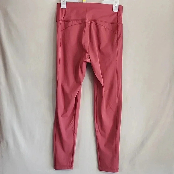 Women's Adidas Leggings, Berry Color, Size Large, Pre-Owned - Picture 2 of 5